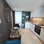 Brand New - Highest Studio Apartment In Gibraltar Located In Eurocity - Large Pool - Ocean Views - Balcony - Free Parking - Holiday And Short Let Apartments In Gibraltar